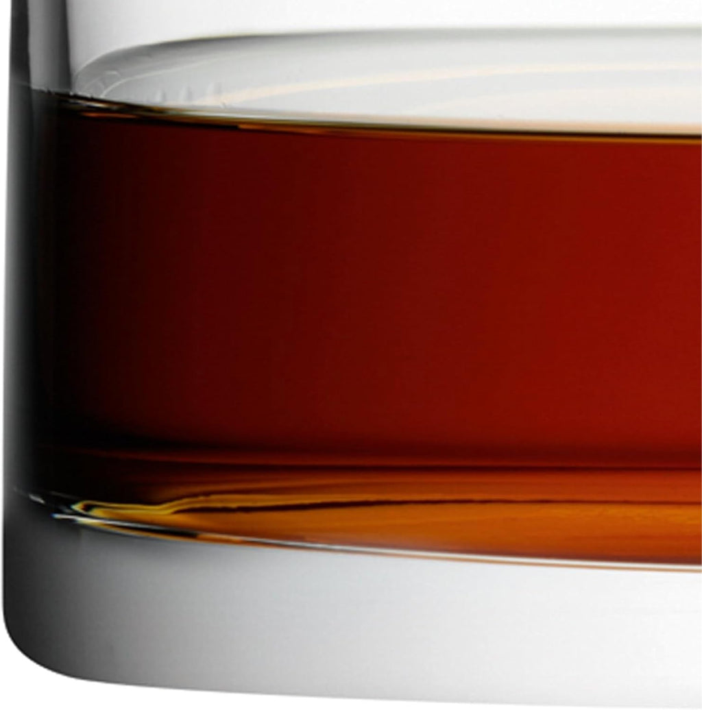 1.8L Mouthblown Spirits Decanter Luxury Handmade Glass Carafe Bar Gift Home