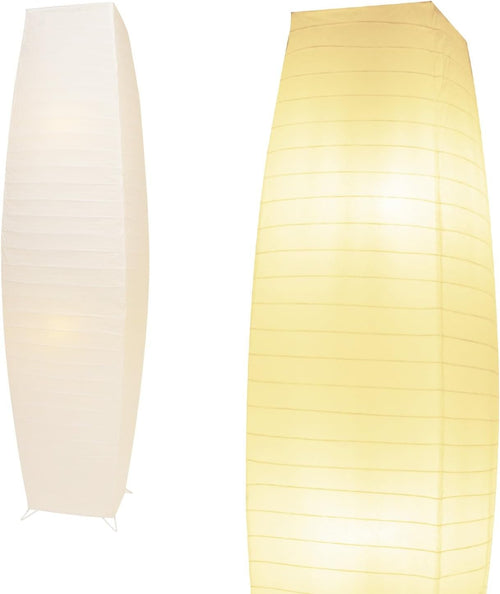 Japanese Paper Floor Lamp Rice Paper Shade Minimalist Corner Standing Light