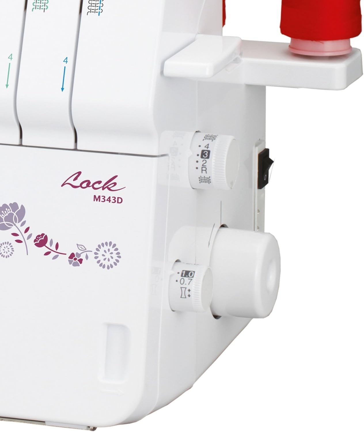 4 Thread Overlock Serger Machine Differential Feed Rolled Hem