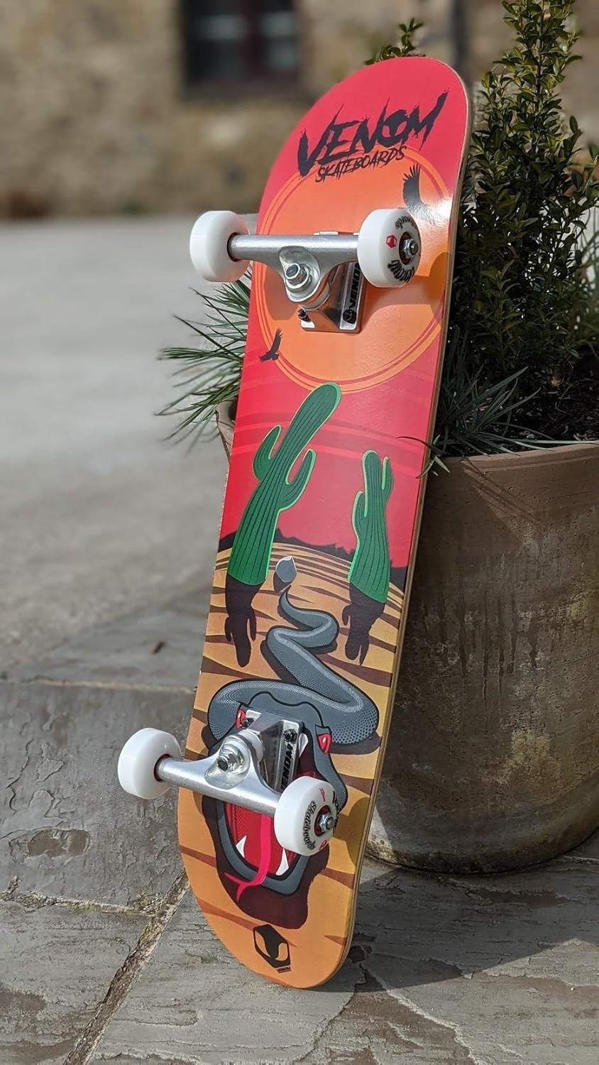 Kids Mini Skateboard 7ply Maple 29in Beginner Trick Board Smooth Wheels