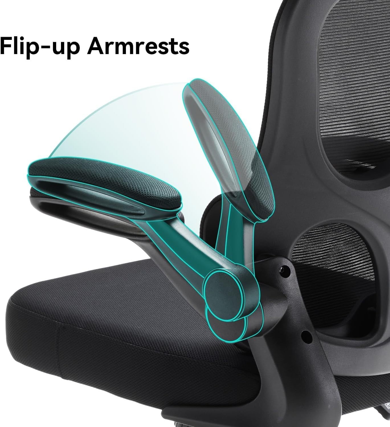 Ergonomic Office Chair Large Mesh Back Adjustable Lumbar Headrest 300lbs Black