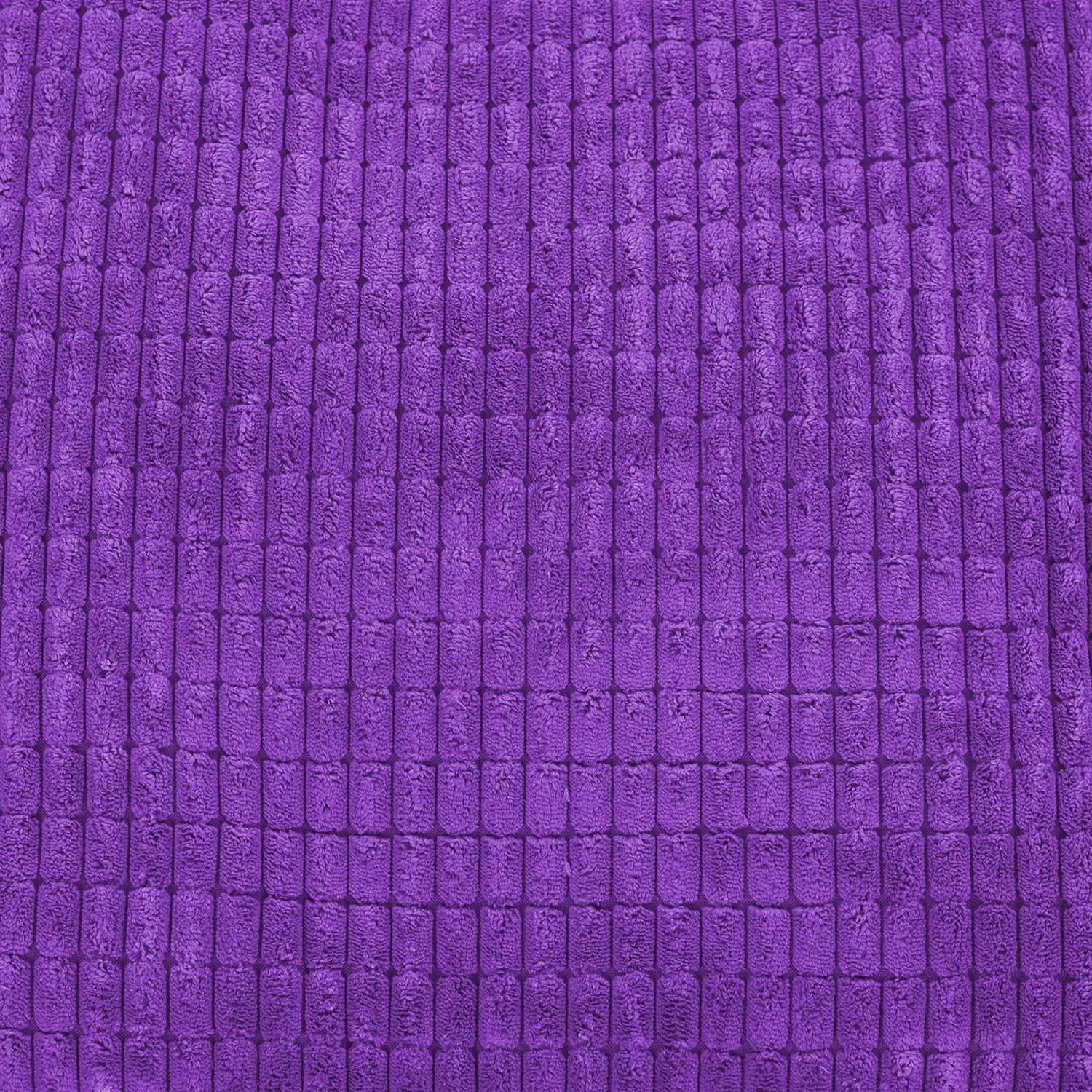 Giant Purple Corduroy Bean Bag Chair XL Adult Seat Gaming Lounge Sofa