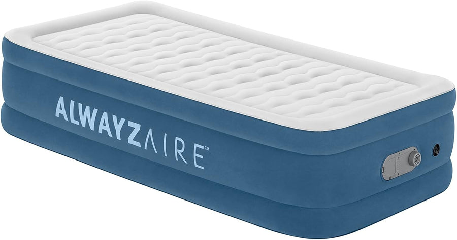 Inflatable Twin Air Mattress with Built-in Pump | 75" x 38" x 18" Comfort Bed
