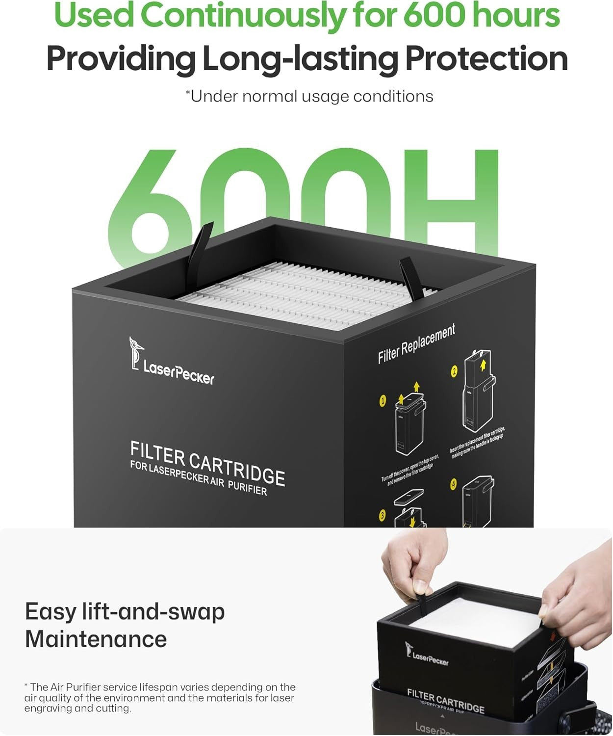 Desktop Smoke Air Purifier Fume Extractor HEPA Carbon Laser Engraver