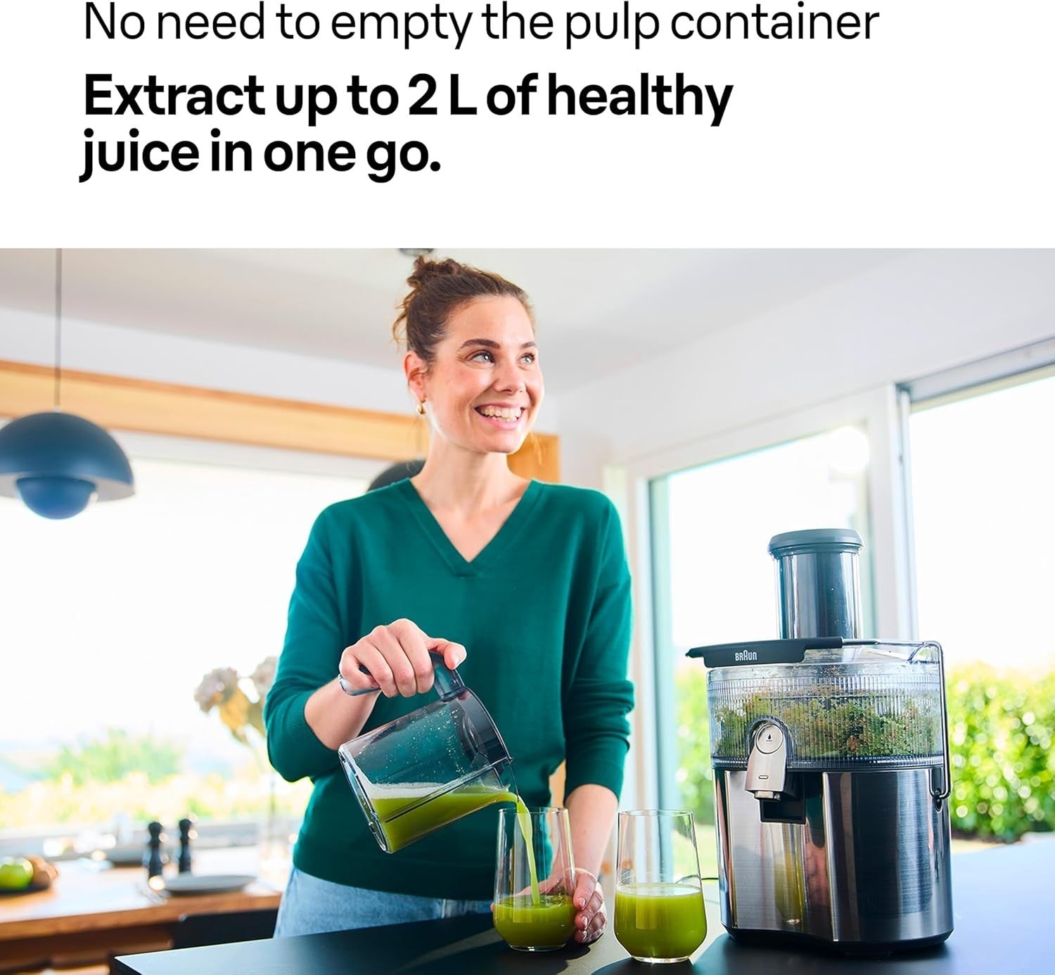 Cold Press Juicer ColdXtract Fast Juice 75mm Feed Tube 1000W Grey
