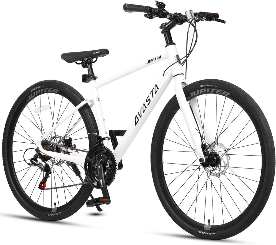 700C Road Bike Lightweight Aluminum Frame 21-Speed Shimano Dual Disc Brakes
