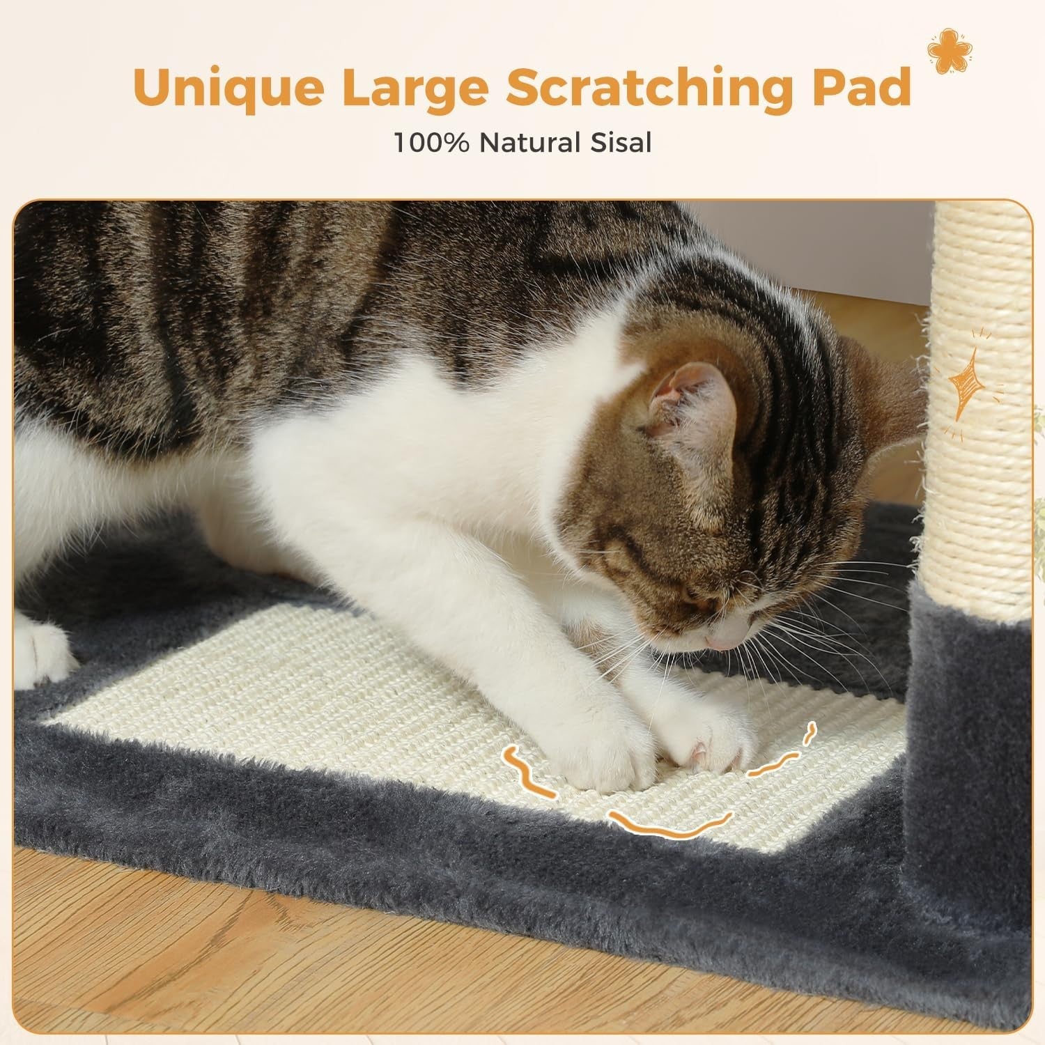 Large Cat Tree 184cm Extra Tall Multi Level Tower Dual Condos & Perches