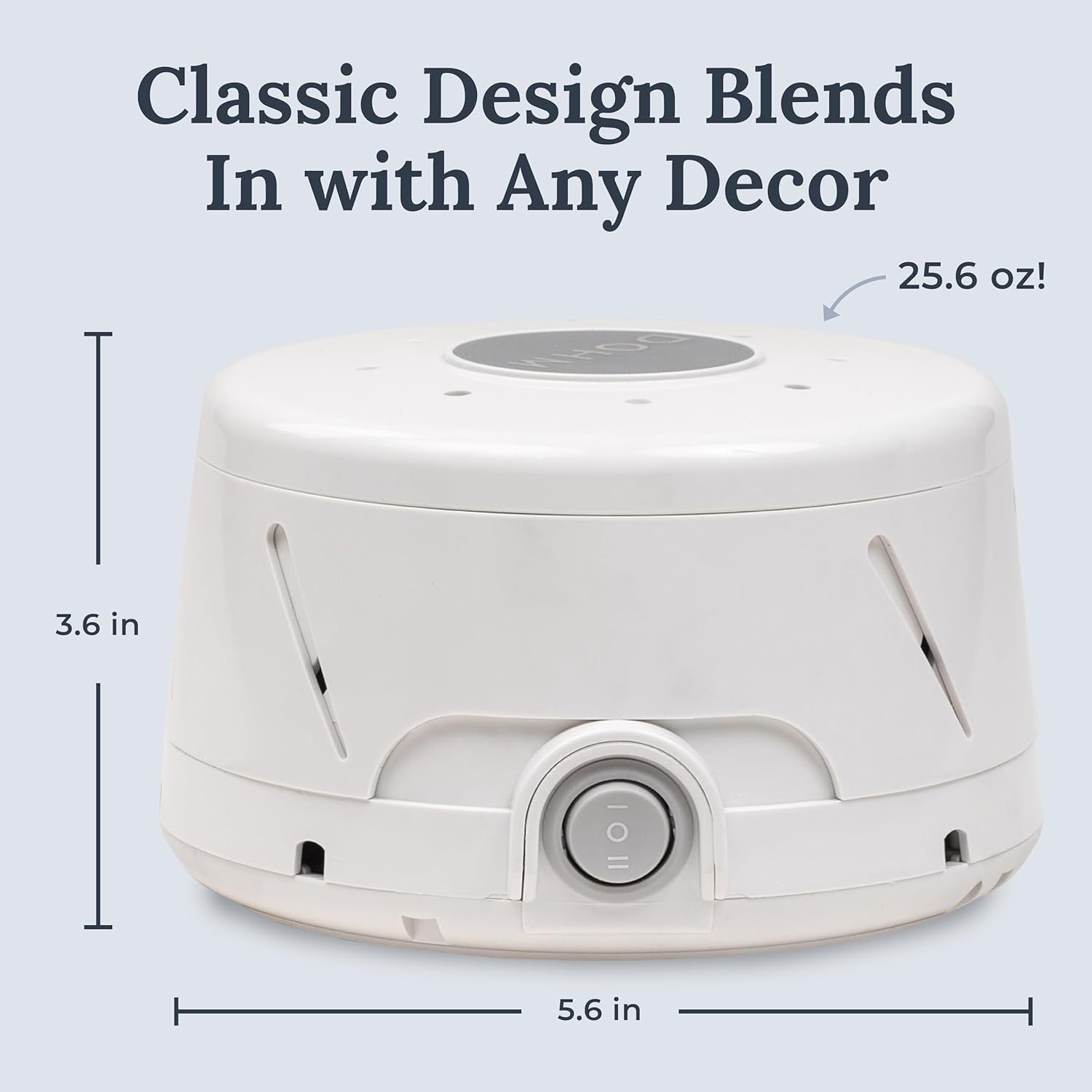Original Fan-Based White Noise Machine for Sleep, Office & Baby Soothing