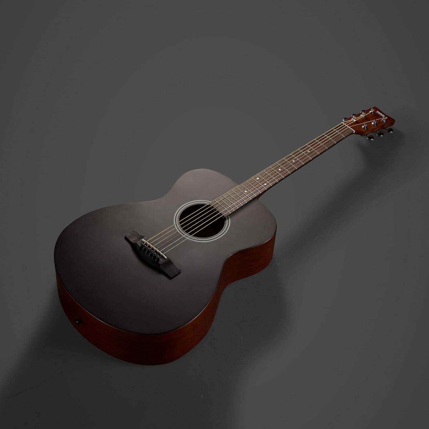 Concert Acoustic Guitar 25" Scale Compact Body Smoky Black