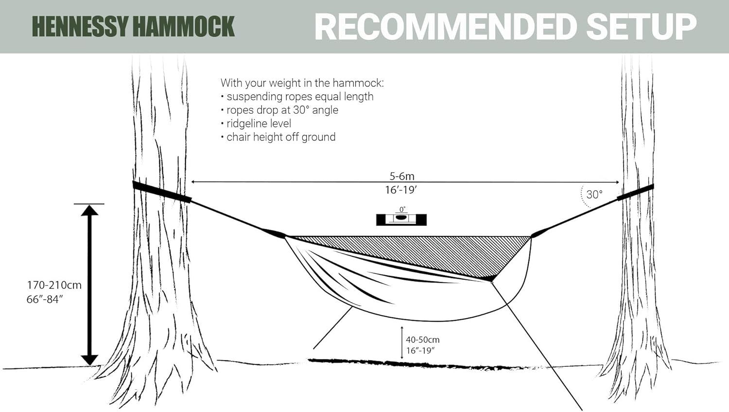 XL Camping Hammock for Tall Adults | Heavy Duty 300lb Capacity with Bug Seal