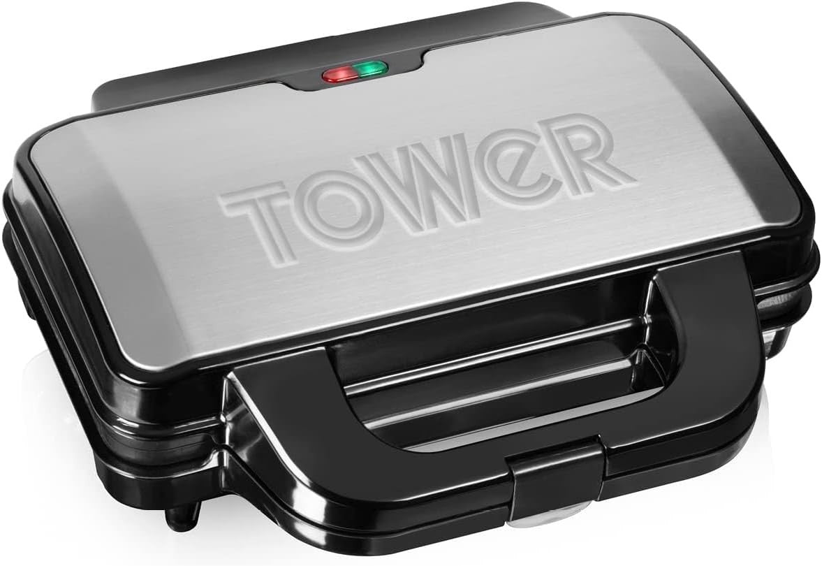 Deep Fill Sandwich Maker 900W Non-Stick Plates Auto Temp Control