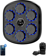 Smart Music Boxing Wall Trainer LED Reaction Target Home Gym Punch Pad