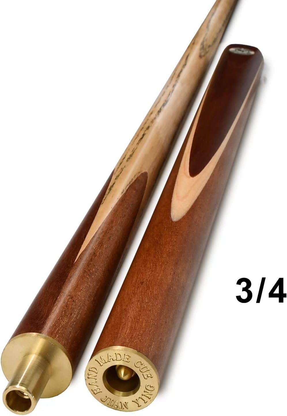 3/4 Jointed Snooker Cue 57in 18oz Ash Shaft 10mm Tip Extension