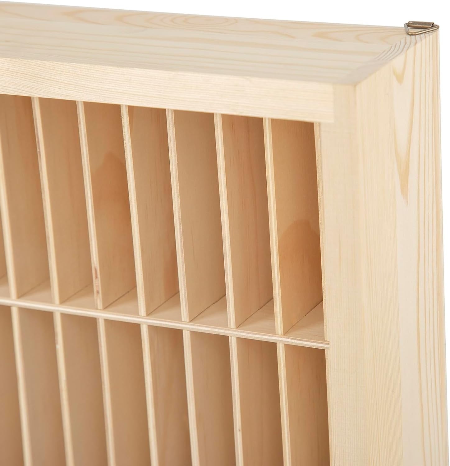 100 Slot Cassette Tape Storage Rack Wall Mount Media Display Cabinet