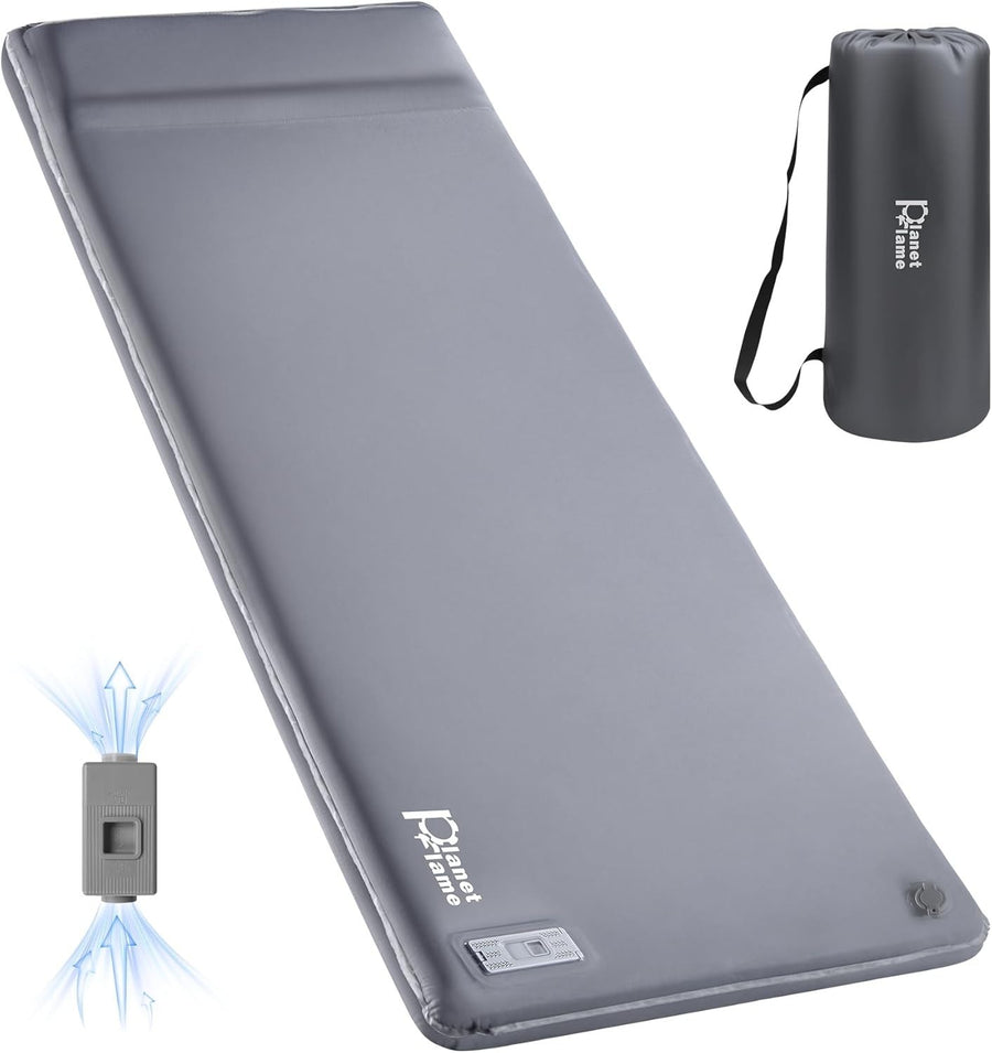 Self Inflating Camping Mat with Built-In Pump | Portable Air Mattress