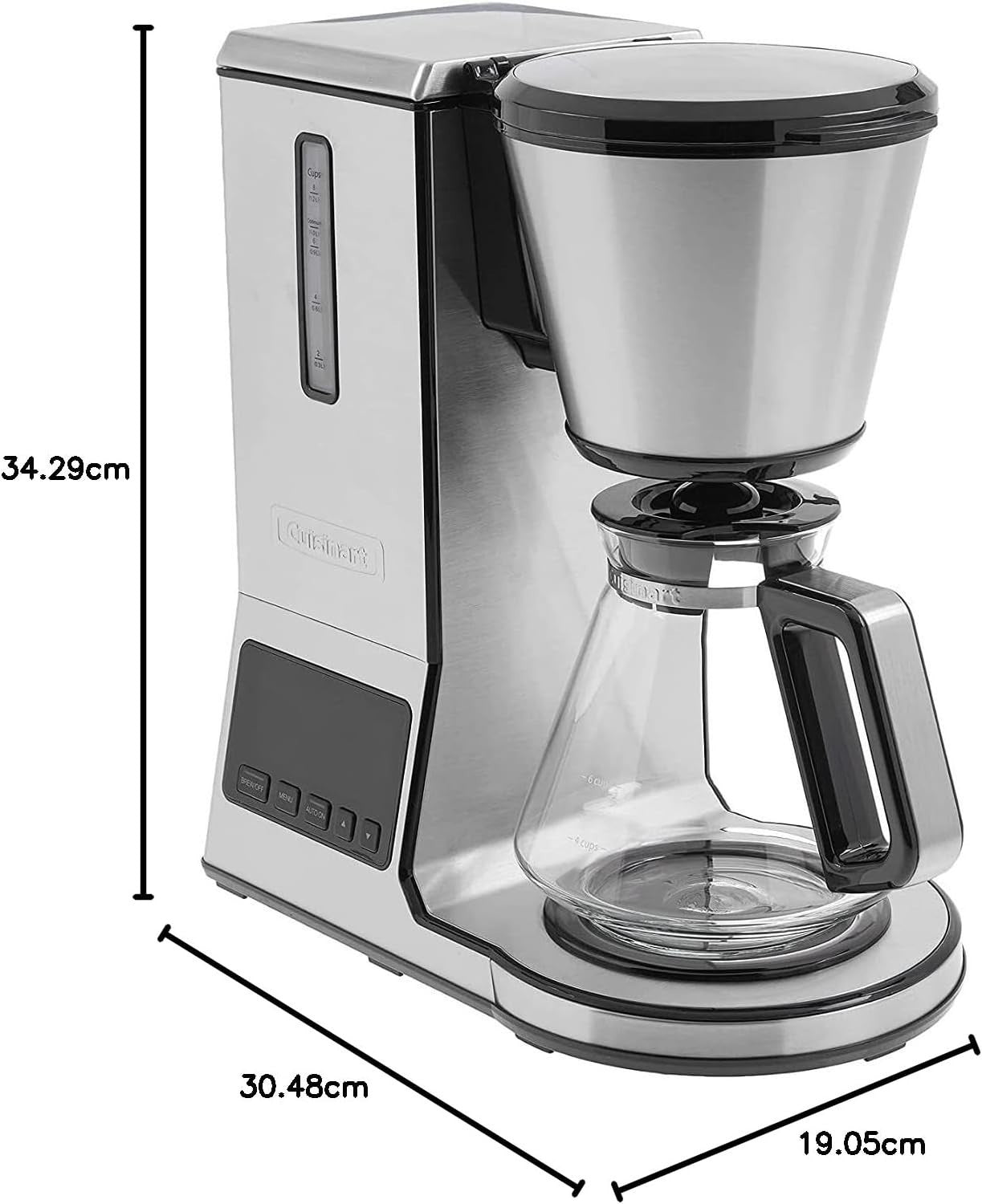 Programmable Pour Over Coffee Maker | Temp Control | Flavor Strength | Glass