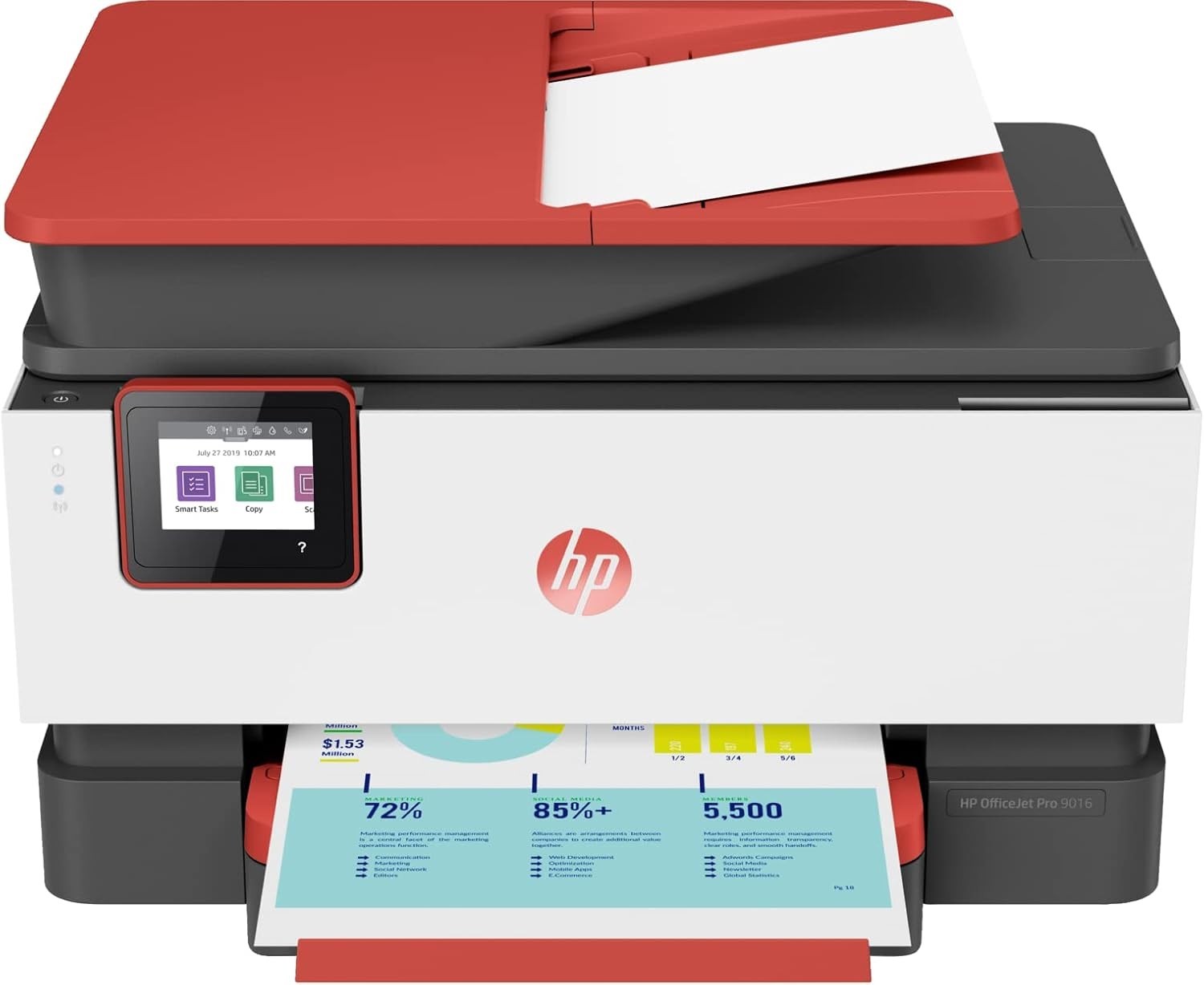 All-in-One Colour Printer | Print Copy Scan Fax | Red | 22ppm | Wi-Fi