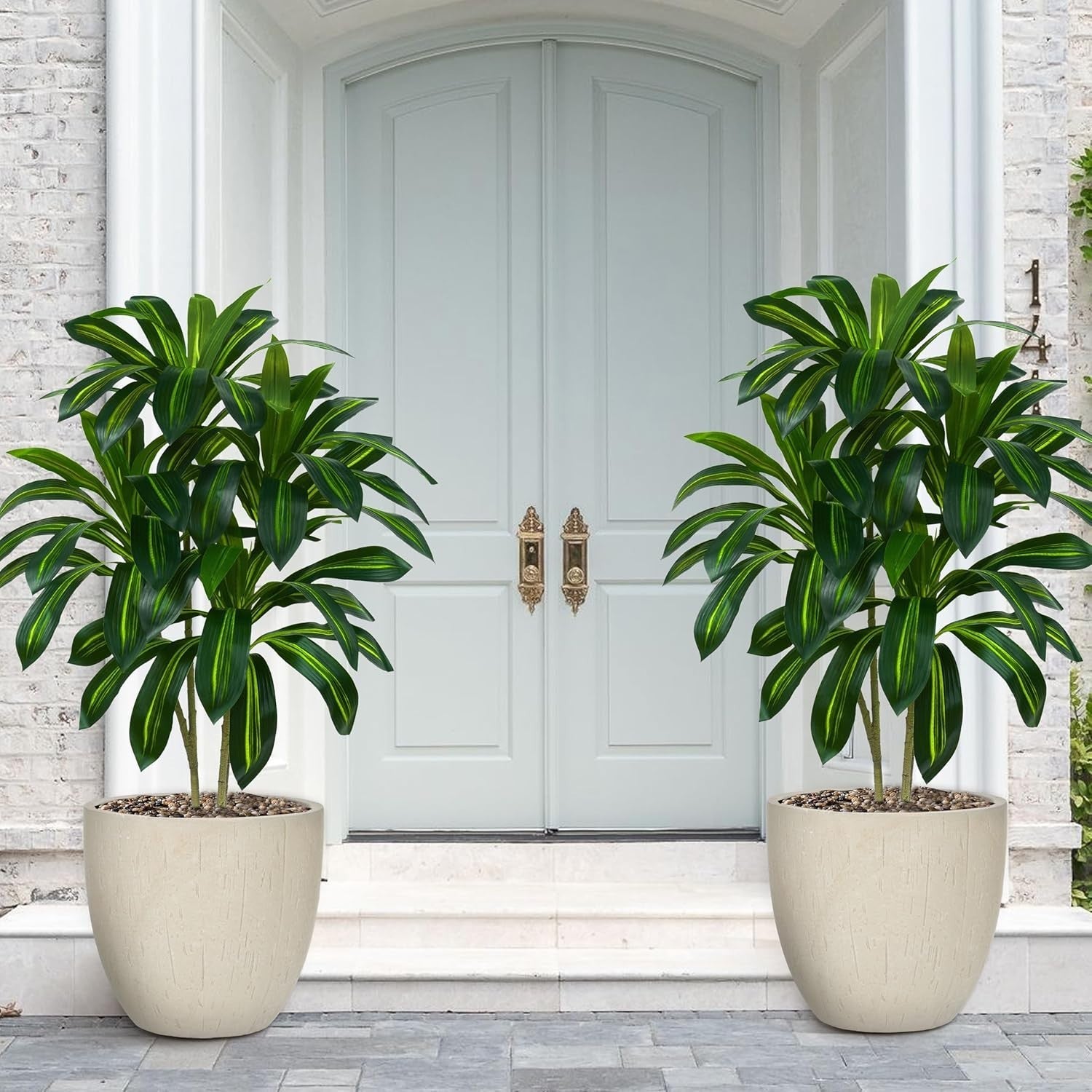 120cm Dracaena Artificial Tree in Pot Tall Green Indoor Home Decorative Plant