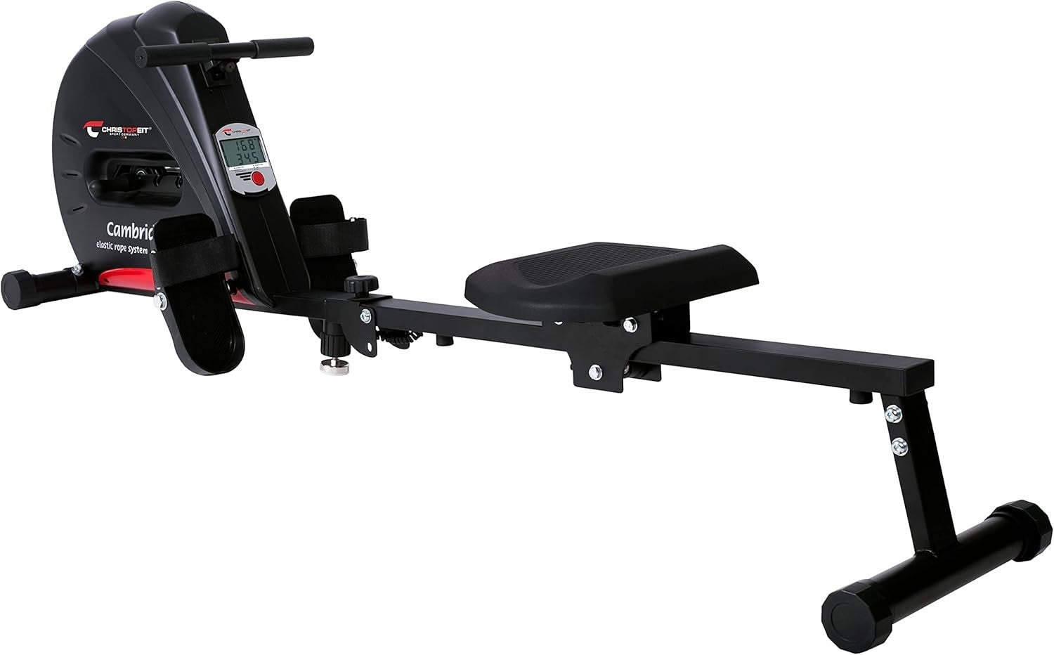 Foldable Rowing Machine Magnetic 4-Level Resistance LCD Home Rower 350LB