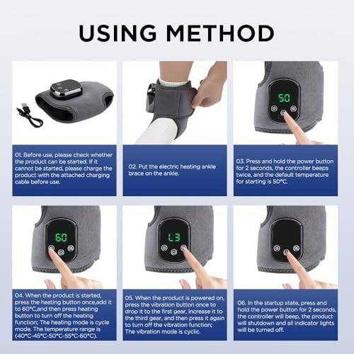 Pro Triple Therapy Foot Massager with Heat, Kneading and Compression