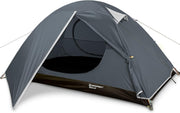 2 Person Ultralight Camping Tent Waterproof 3-4 Season Grey