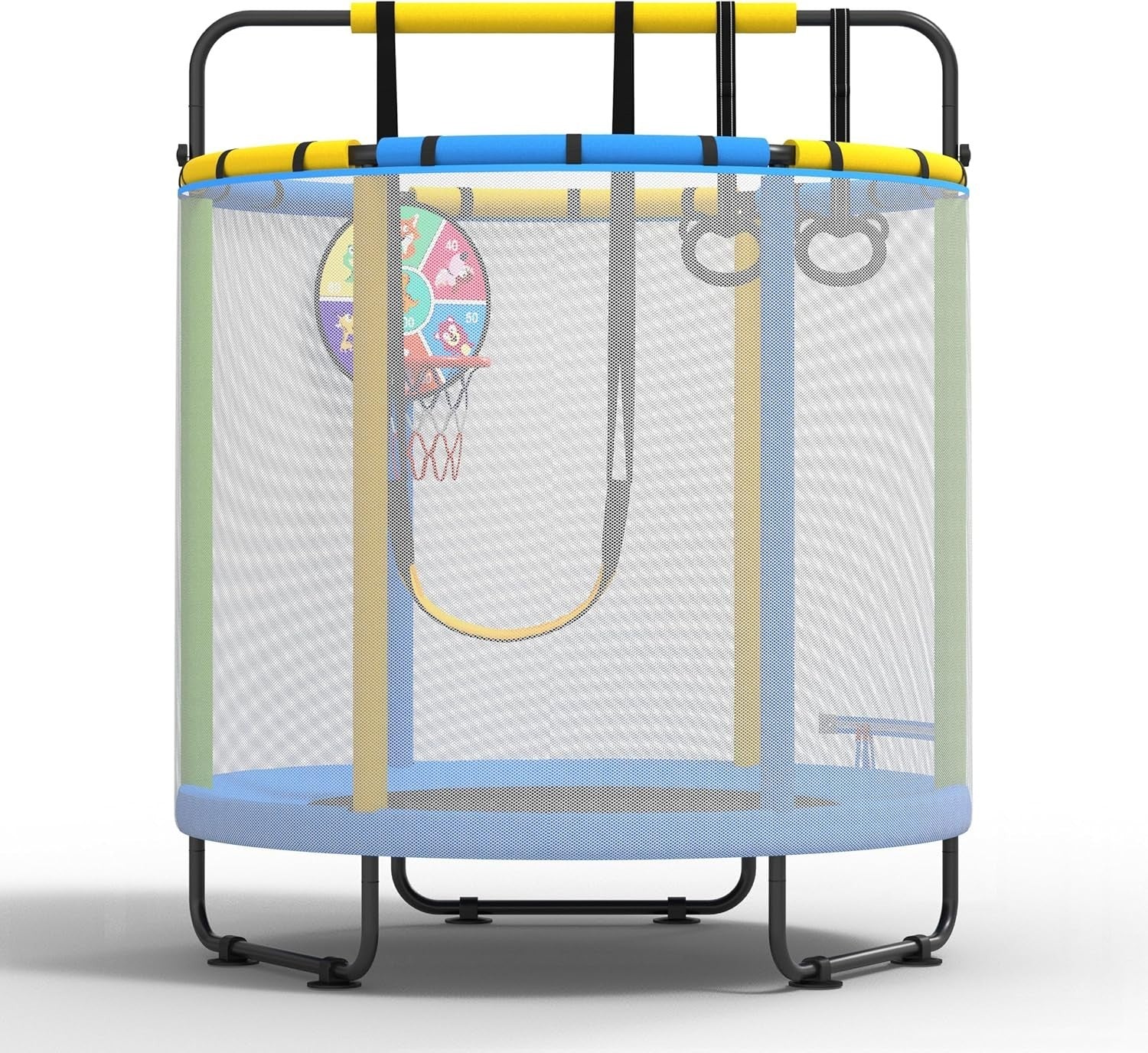 1.6M Kids Multi-Activity Trampoline Indoor Outdoor Jump Play Gym Set