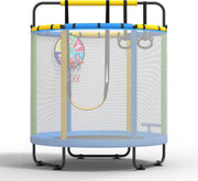 1.6M Kids Multi-Activity Trampoline Indoor Outdoor Jump Play Gym Set
