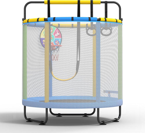 1.6M Kids Multi-Activity Trampoline Indoor Outdoor Jump Play Gym Set