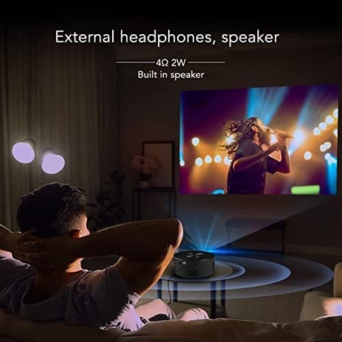 Mini Phone Projector Portable LED Same Screen Kids Home Theater USB