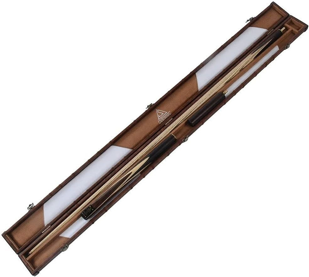 57in Rosewood Snooker Cue 18oz 9.5mm Tip 3/4 Joint w Case