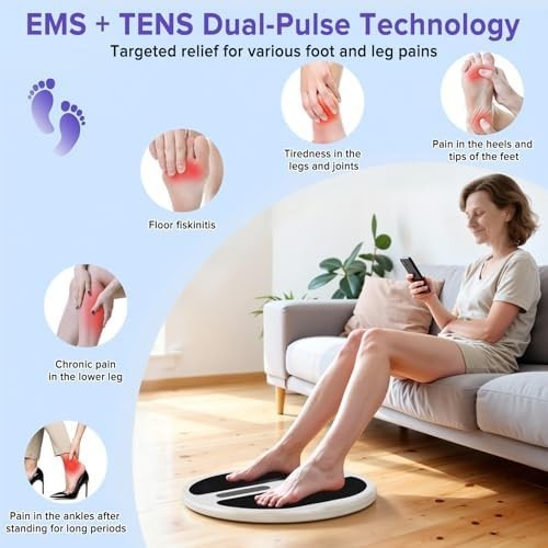 EMS TENS Foot Circulation Stimulator Pain Relief & Neuropathy Therapy