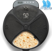 Automatic Cat Feeder Wet Dry Food 4 Meal Timer Battery Operated Feeder