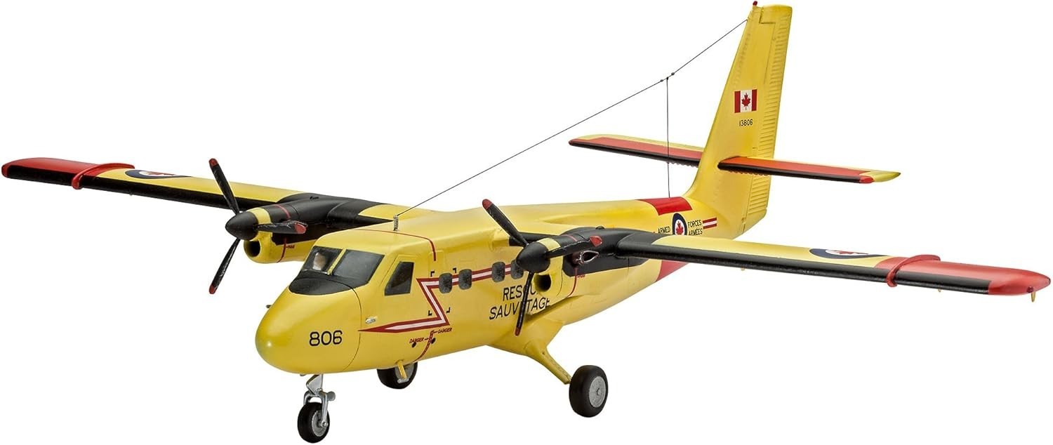 DHC-6 Twin Otter 1:72 Aircraft Model Kit – 95 Parts Unpainted Build Set