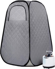 Portable Full Body Steam Sauna Tent w/ 2.2L Steamer & Remote – Home Detox Spa