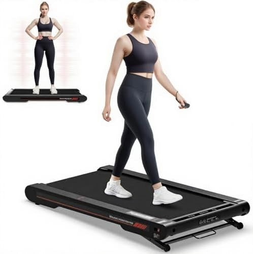 4-in-1 Walking Vibration Pad 6km/h, 5–10% Incline, Under-Desk Compact Home