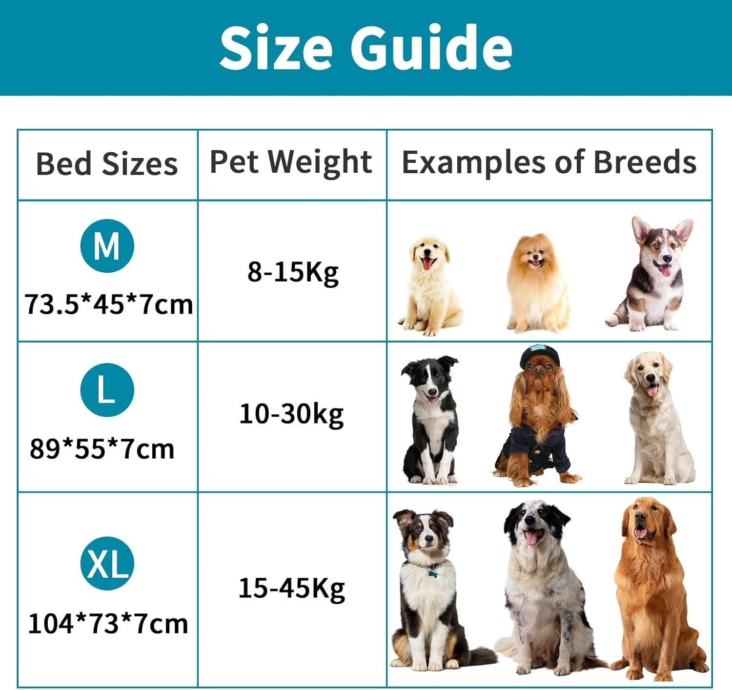 Large Orthopedic Dog Bed 89x55x7cm Memory Foam Washable