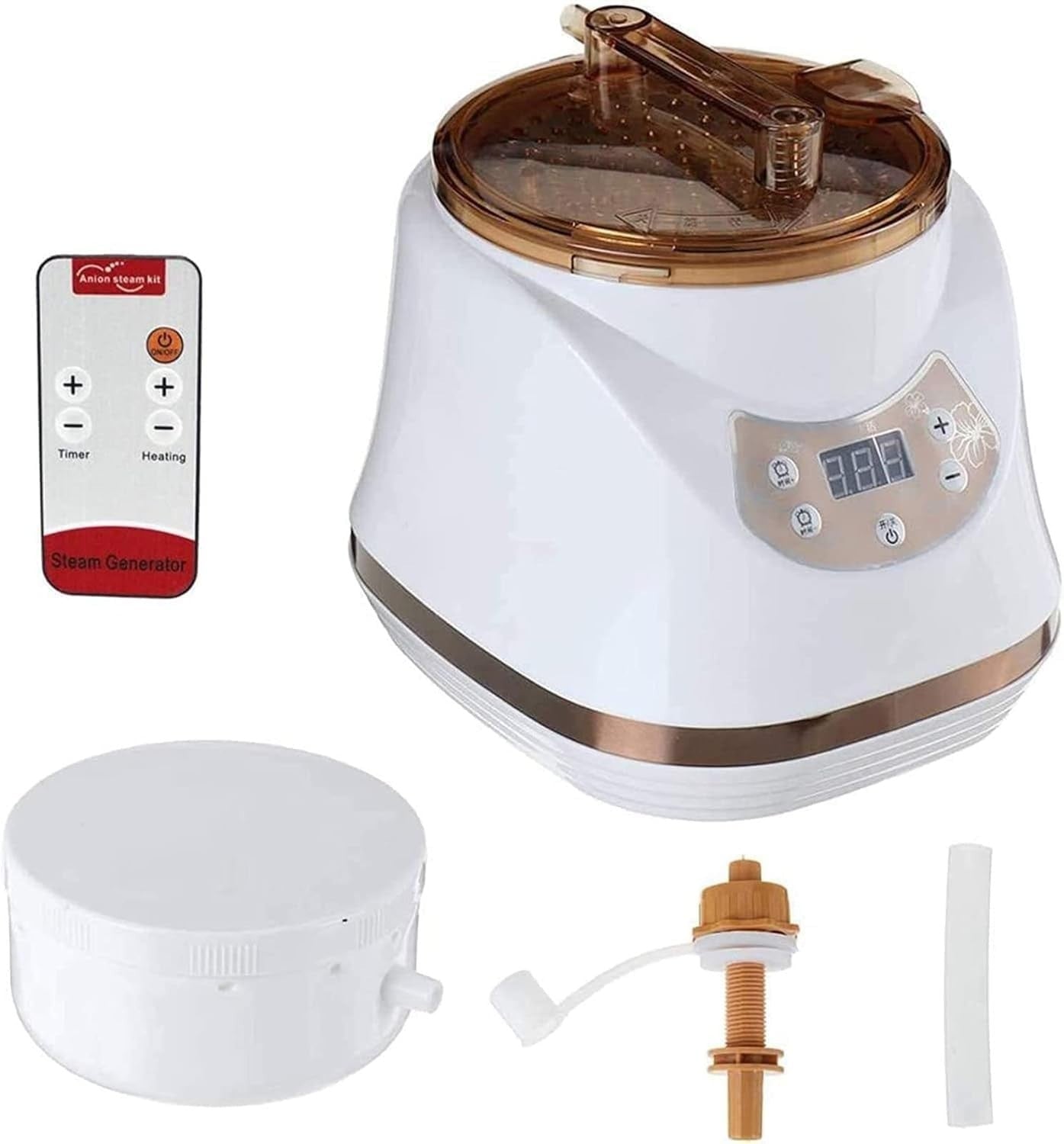 2000W 2L Portable Sauna Steam Generator w/ Remote – Home Spa & Wellness
