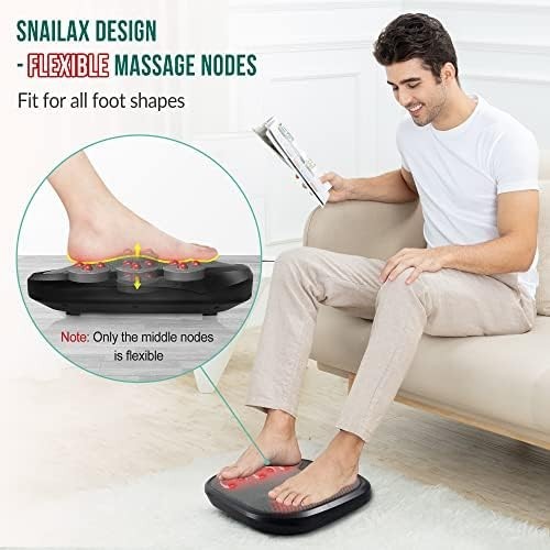 Foot Massager with Heat for Plantar Fasciitis Deep Kneading Shiatsu Pain Relief