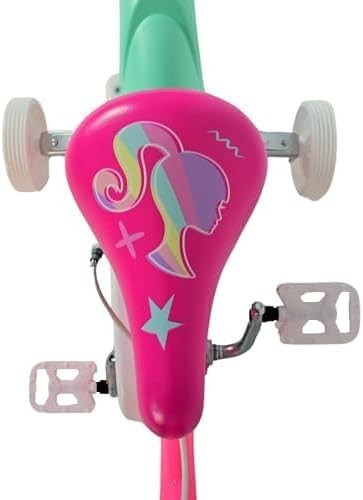 12 Inch Girls Bike Training Wheels Hand Brakes Pink Bicycle Age 3-6