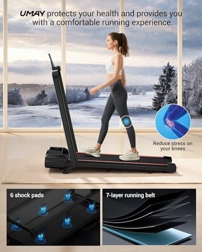 3-in-1 Folding Treadmill 12kmh Walking Pad Incline Quiet Motor 140kg Home Office