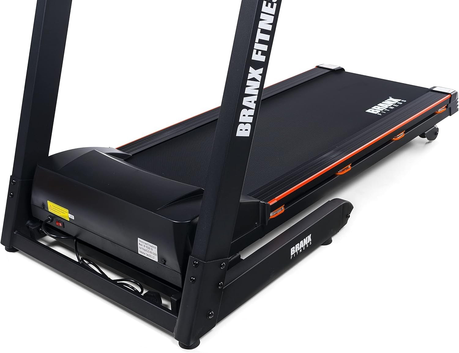 Foldable Home Treadmill 16.5km/h Auto Incline 5HP Motor Shock Absorption