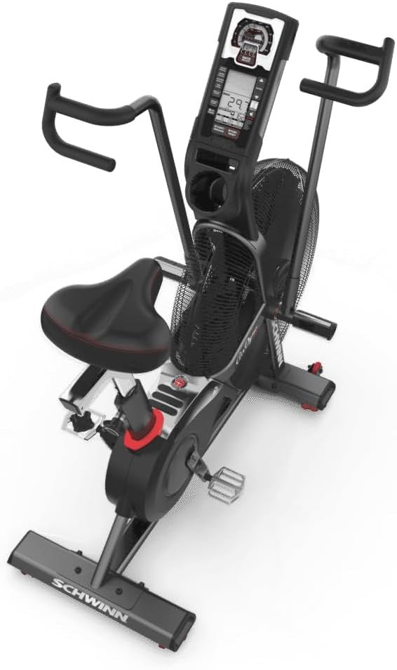 Airdyne Air Bike Unlimited Resistance HIIT Trainer with LCD Watt Console