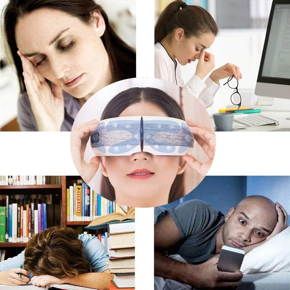 180 Foldable Eye Massager Heat Air Compression Rechargeable