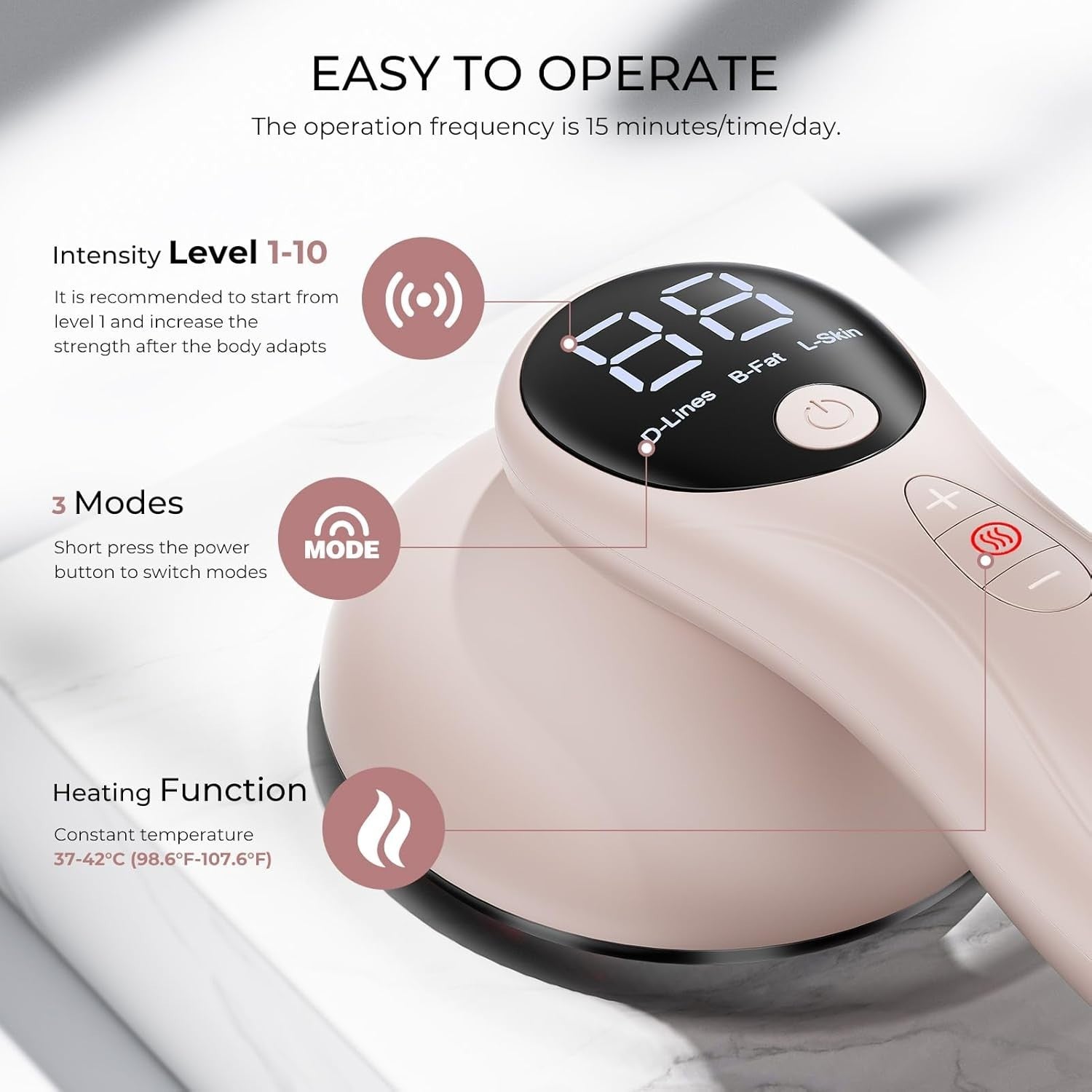 Cellulite Remover EMS Massager Body Sculpt Skin Tighten Slimming Device