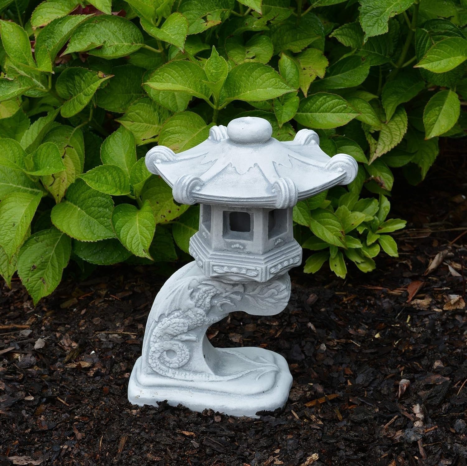 Rankei Japanese Stone Lantern 32 cm – Frostproof Outdoor Garden Decor