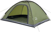 Green 4 Man Camping Dome Tent Waterproof Lightweight
