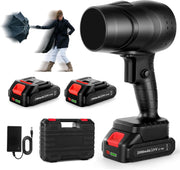 Cordless Leaf Blower 250000RPM Turbo Jet Air Duster with 2 Batteries