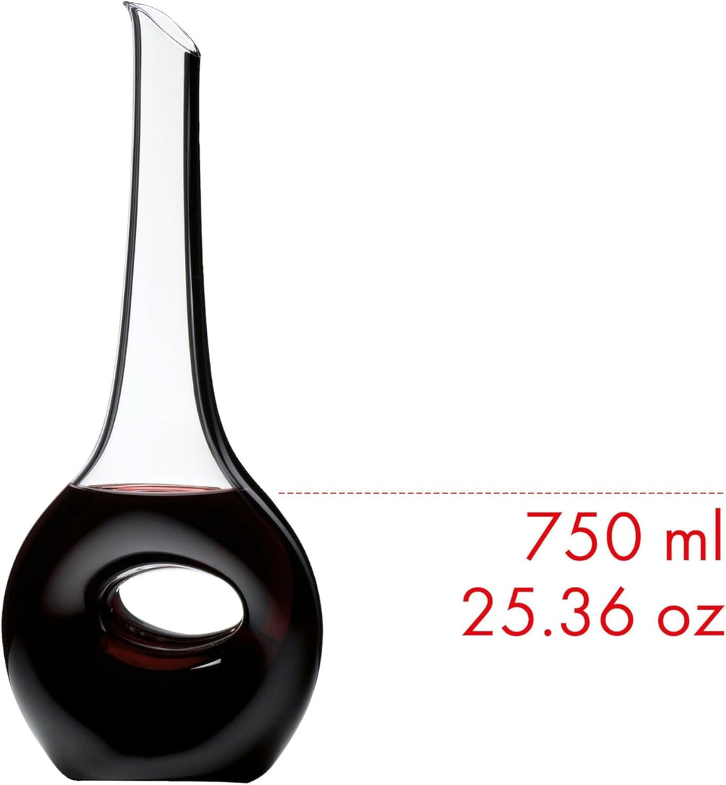 1.21L Crystal Wine Decanter Hand-Blown Glass Modern Design Luxury Gift