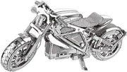 3D Metal Motorcycle Puzzle Kit – DIY Stainless Steel, No Glue Needed
