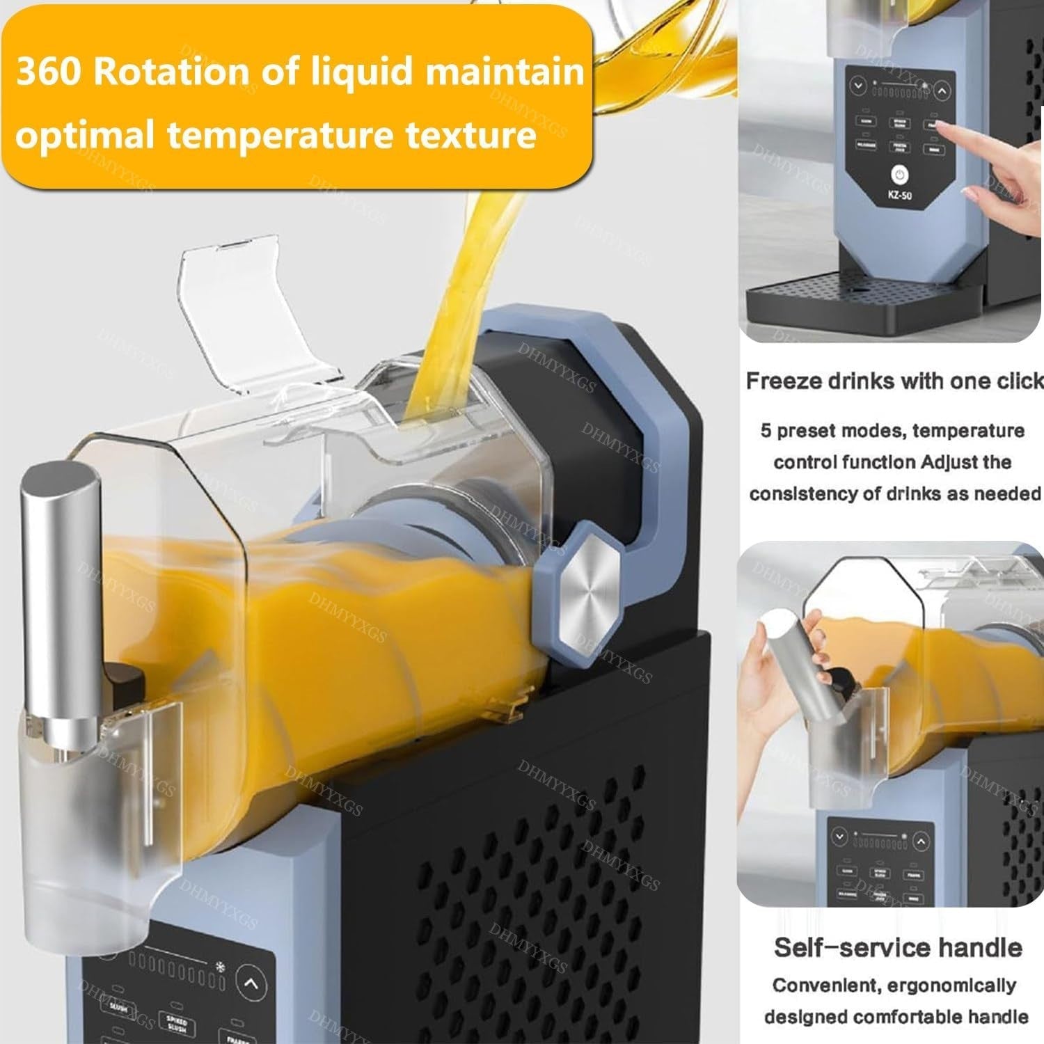 Slush Machine Ice Cream Maker No Ice Required Frozen Drink System